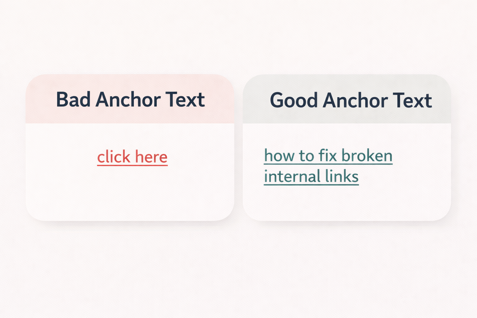 seotips - bad vs good anchor text